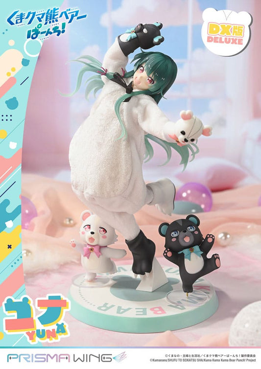 Kuma Kuma Kuma Bear Punch! Prisma Wing PVC Statue 1/7 Yuna Deluxe Version 28 cm 4582647121295
