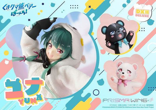 Kuma Kuma Kuma Bear Punch! Prisma Wing PVC Statue 1/7 Yuna Deluxe Version 28 cm 4582647121295