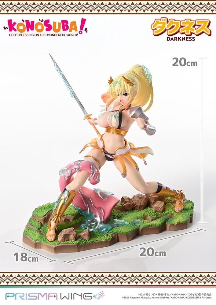 Konusuba - God's blessing on this wonderful world! Prisma Wing PVC Statue 1/7 Darkness 20 cm 4582647121769