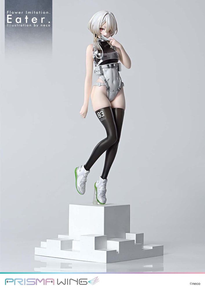 Flower Imitation Prisma Wing PVC Statue 1/7 Eater Illustration by neco 32 cm 4582647122865