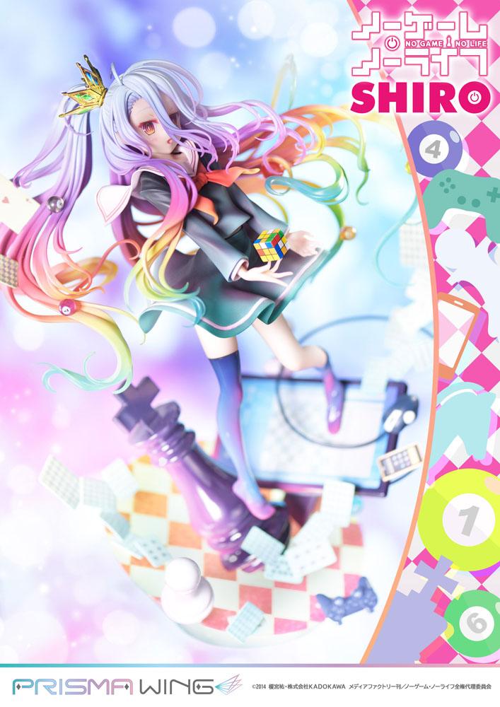 No Game No Life Prisma Wing PVC Statue 1/7 Shiro 27 cm 4580708040561
