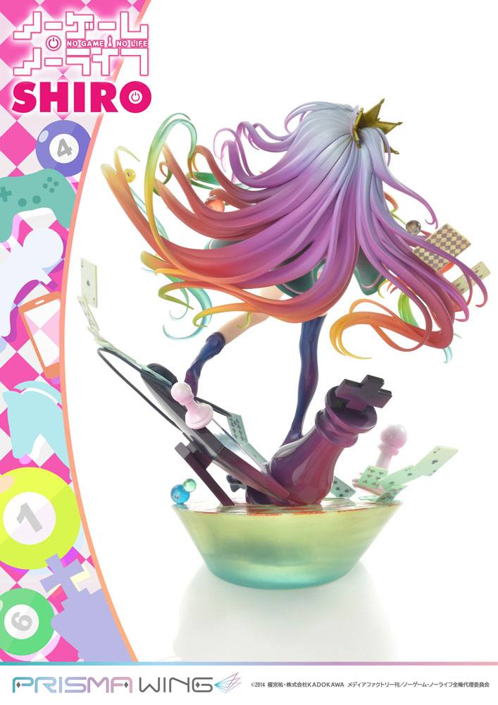 No Game No Life Prisma Wing PVC Statue 1/7 Shiro 27 cm 4580708040561