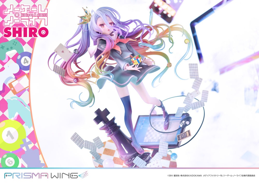 No Game No Life Prisma Wing PVC Statue 1/7 Shiro 27 cm 4580708040561