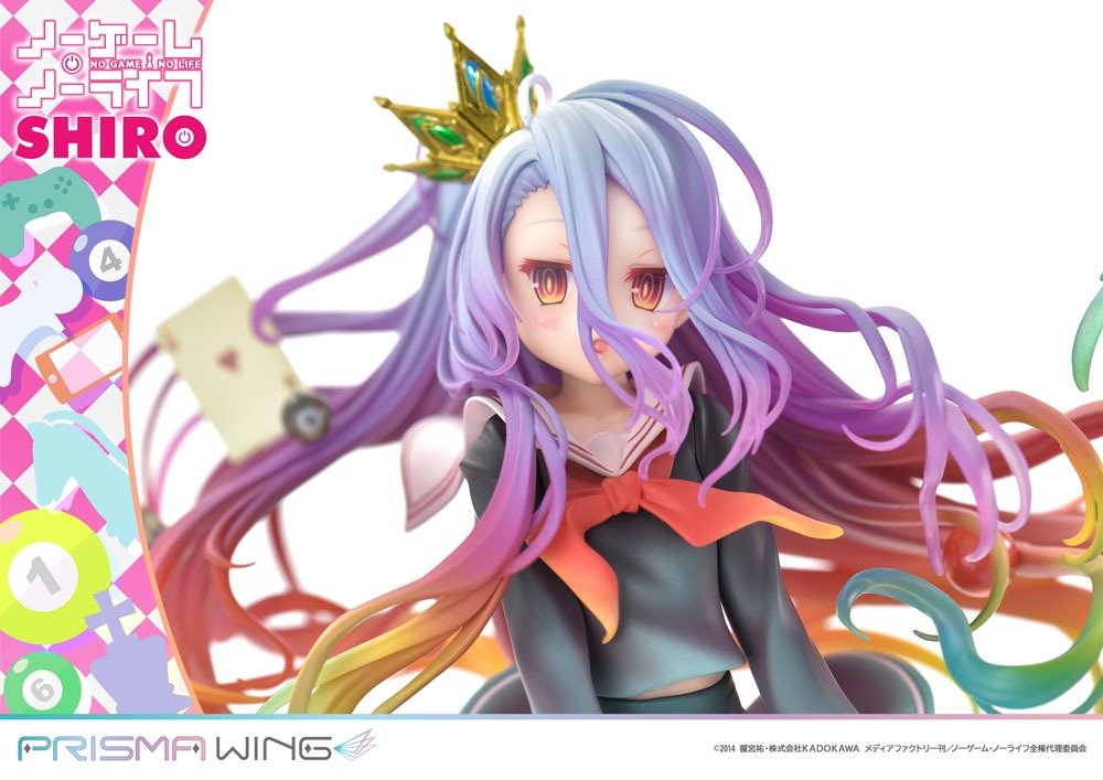 No Game No Life Prisma Wing PVC Statue 1/7 Shiro 27 cm 4580708040561