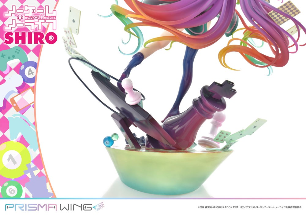 No Game No Life Prisma Wing PVC Statue 1/7 Shiro 27 cm 4580708040561