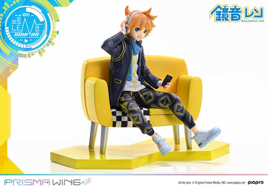 Vocaloid Piapro Characters Prisma Wing PVC Statue 1/7 Kagamine Len (Art by lack) 18 cm   4582647121417