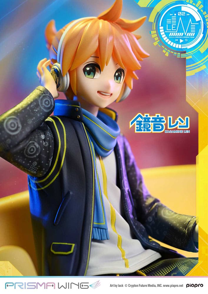 Vocaloid Piapro Characters Prisma Wing PVC Statue 1/7 Kagamine Len (Art by lack) 18 cm   4582647121417