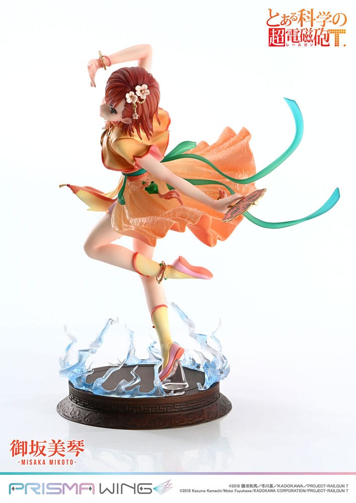 To Aru Kagaku no Railgun Prisma Wing PVC Statue 1/7 Misaka Mikoto 22 cm 4580708049335