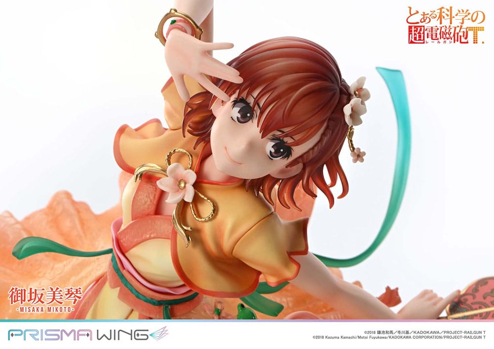 To Aru Kagaku no Railgun Prisma Wing PVC Statue 1/7 Misaka Mikoto 22 cm 4580708049335