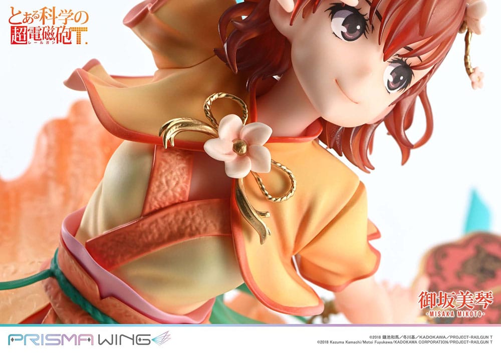 To Aru Kagaku no Railgun Prisma Wing PVC Statue 1/7 Misaka Mikoto 22 cm 4580708049335