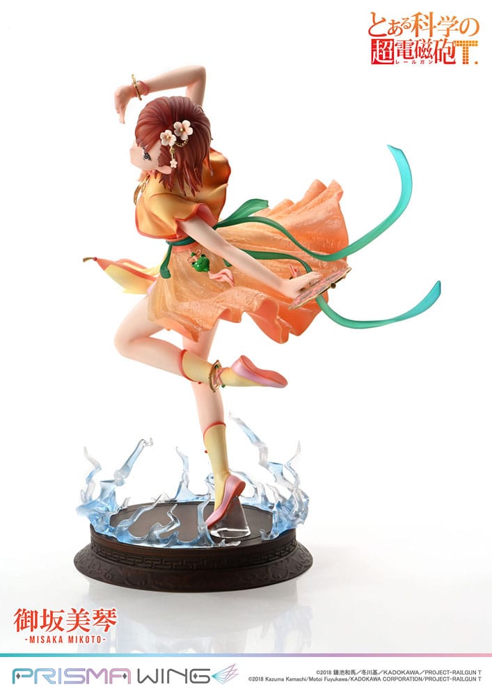 To Aru Kagaku no Railgun Prisma Wing PVC Statue 1/7 Misaka Mikoto 22 cm 4580708049335