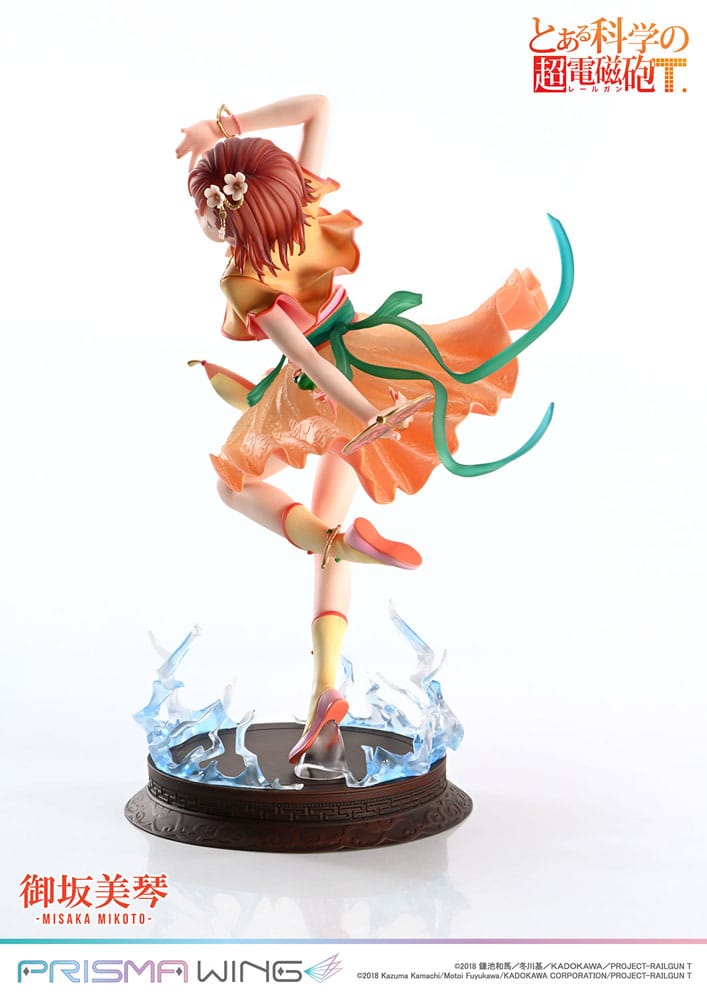 To Aru Kagaku no Railgun Prisma Wing PVC Statue 1/7 Misaka Mikoto 22 cm 4580708049335