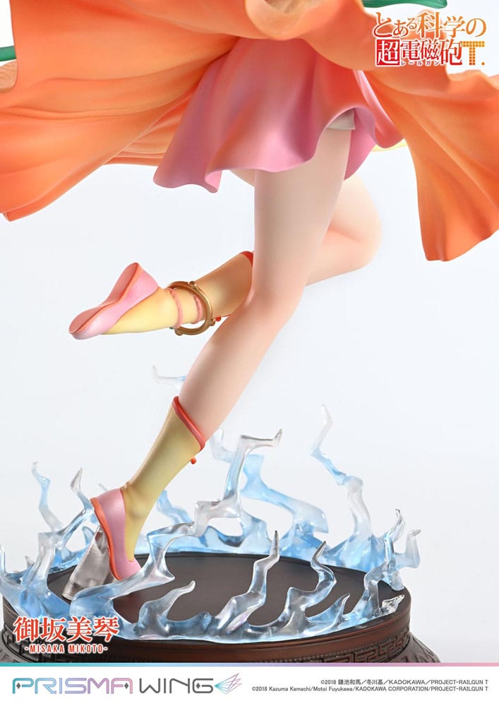 To Aru Kagaku no Railgun Prisma Wing PVC Statue 1/7 Misaka Mikoto 22 cm 4580708049335