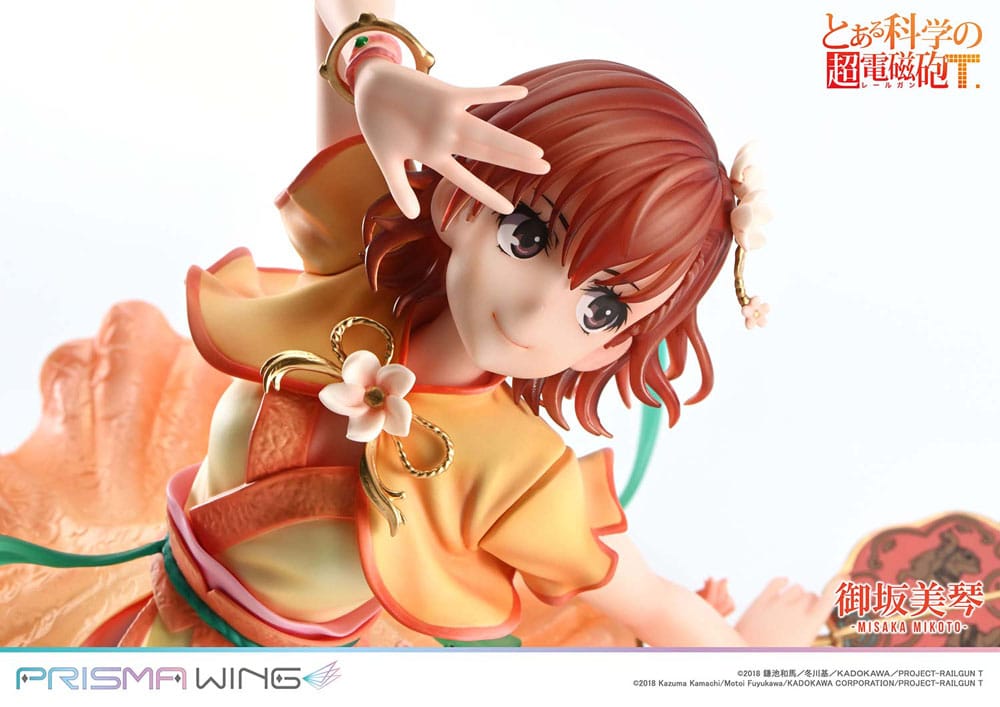 To Aru Kagaku no Railgun Prisma Wing PVC Statue 1/7 Misaka Mikoto 22 cm 4580708049335