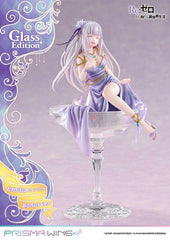 Re:Zero Prisma Wing Statue 1/7 Emilia Glass Edition Bonus Version 29 cm 4582647123602