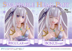 Re:Zero Prisma Wing Statue 1/7 Emilia Glass Edition Bonus Version 29 cm 4582647123602