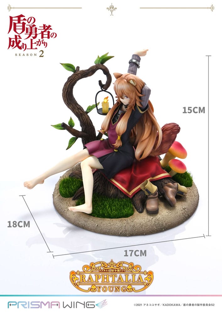 The Rising of the shield Hero Season 2 Prisma Wing PVC Statue 1/7 Raphtalia Young Version 15 cm 4580708048116
