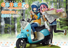 Laid-Back Camp Prisma Wing PVC Statue 1/7 Nadeshiko Kagamihara & Rin Shima 24 cm 4580708048086