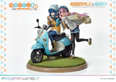 Laid-Back Camp Prisma Wing PVC Statue 1/7 Nadeshiko Kagamihara & Rin Shima 24 cm 4580708048086