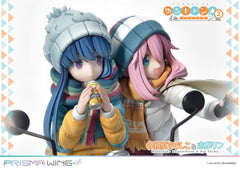 Laid-Back Camp Prisma Wing PVC Statue 1/7 Nadeshiko Kagamihara & Rin Shima 24 cm 4580708048086