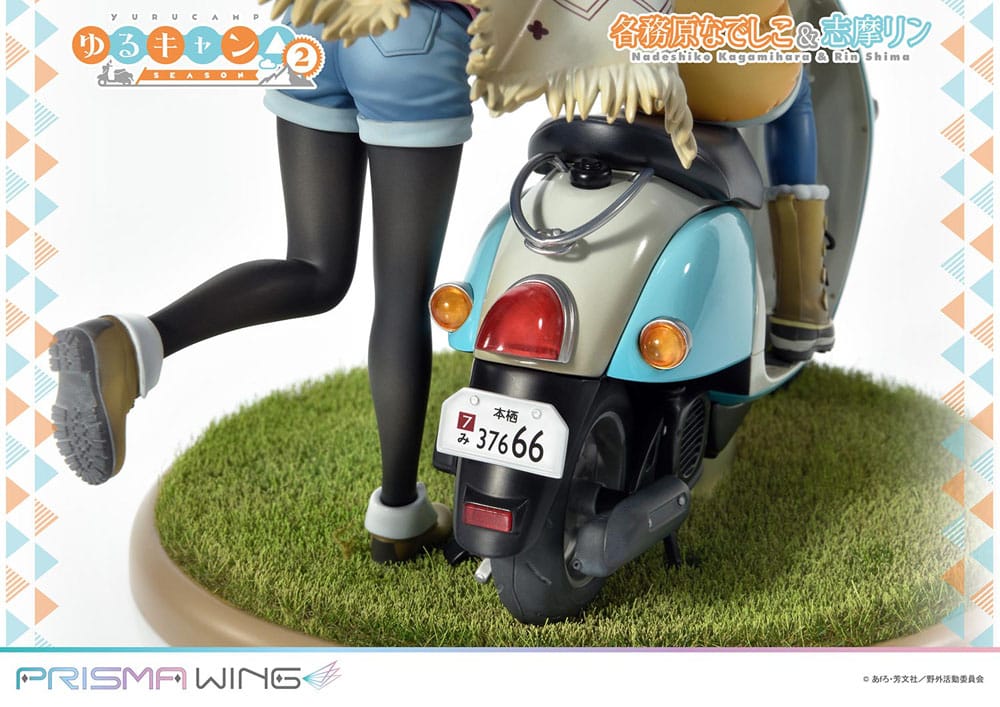 Laid-Back Camp Prisma Wing PVC Statue 1/7 Nadeshiko Kagamihara & Rin Shima 24 cm 4580708048086