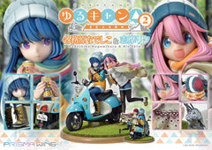 Laid-Back Camp Prisma Wing PVC Statue 1/7 Nadeshiko Kagamihara & Rin Shima 24 cm 4580708048086