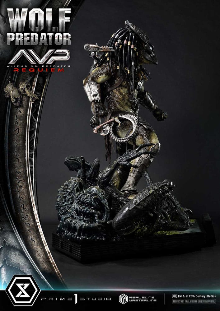 Alien vs. Predator Real Elite Masterline Series Statue 1/3 Requiem Wolf Predator 95 cm 4582647121622