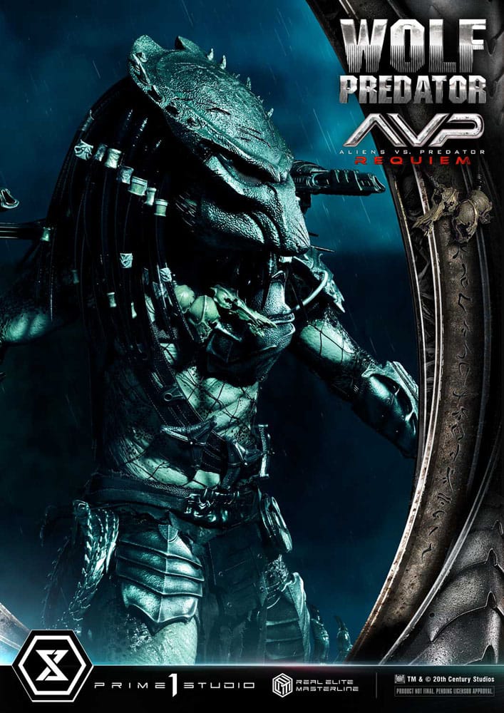 Alien vs. Predator Real Elite Masterline Series Statue 1/3 Requiem Wolf Predator 95 cm 4582647121622