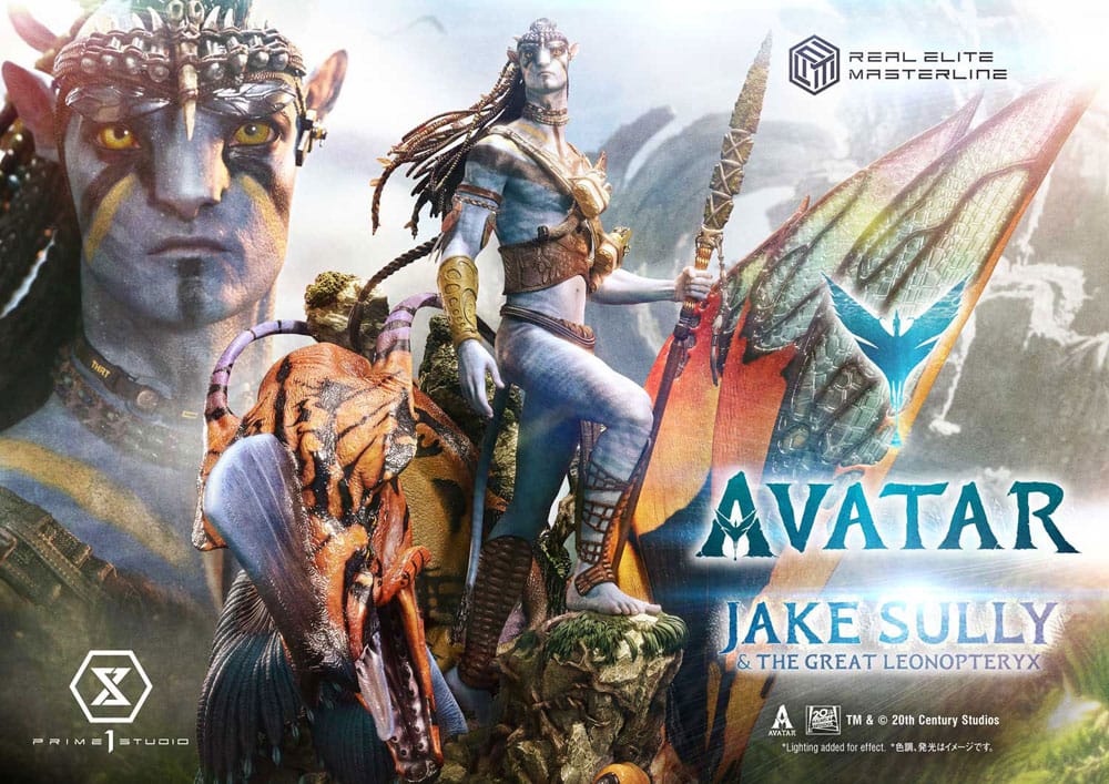 Avatar (Film) Real Elite Masterline Series Statue 1/4 Jake Sully & The Great Leonopteryx 87 cm  4582647122957