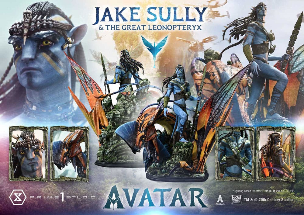 Avatar (Film) Real Elite Masterline Series Statue 1/4 Jake Sully & The Great Leonopteryx 87 cm  4582647122957