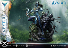 Avatar (Film) Real Elite Masterline Series Statue 1/4 Neytiri & Thanator 75 cm  4582647123282