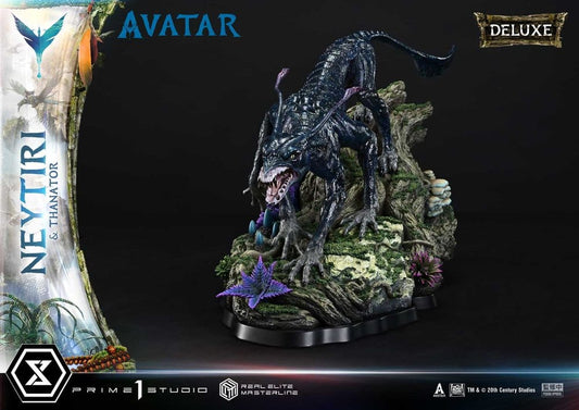 Avatar (Film) Real Elite Masterline Series Statue 1/4 Neytiri & Thanator Deluxe Version 75 cm  4582647123299