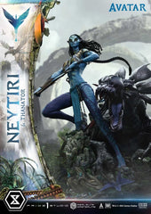 Avatar (Film) Real Elite Masterline Series Statue 1/4 Neytiri & Thanator Deluxe Version 75 cm  4582647123299