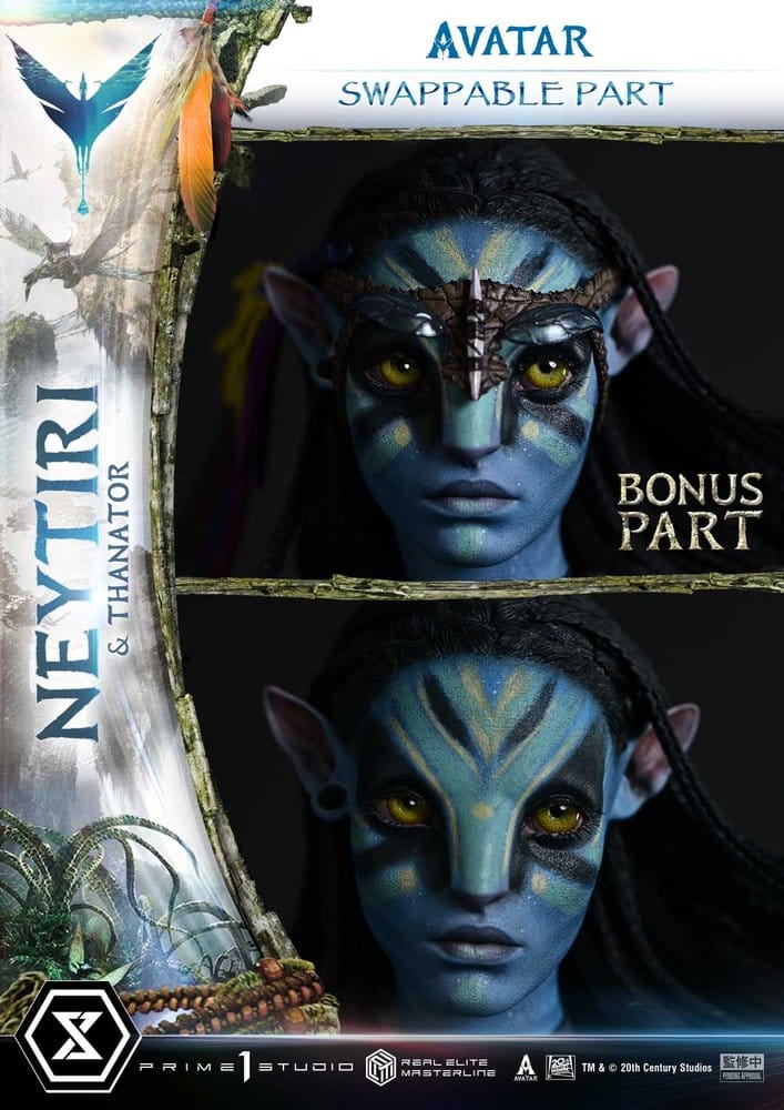Avatar (Film) Real Elite Masterline Series Statue 1/4 Neytiri & Thanator Deluxe Bonus Version 75 cm  4582647123305