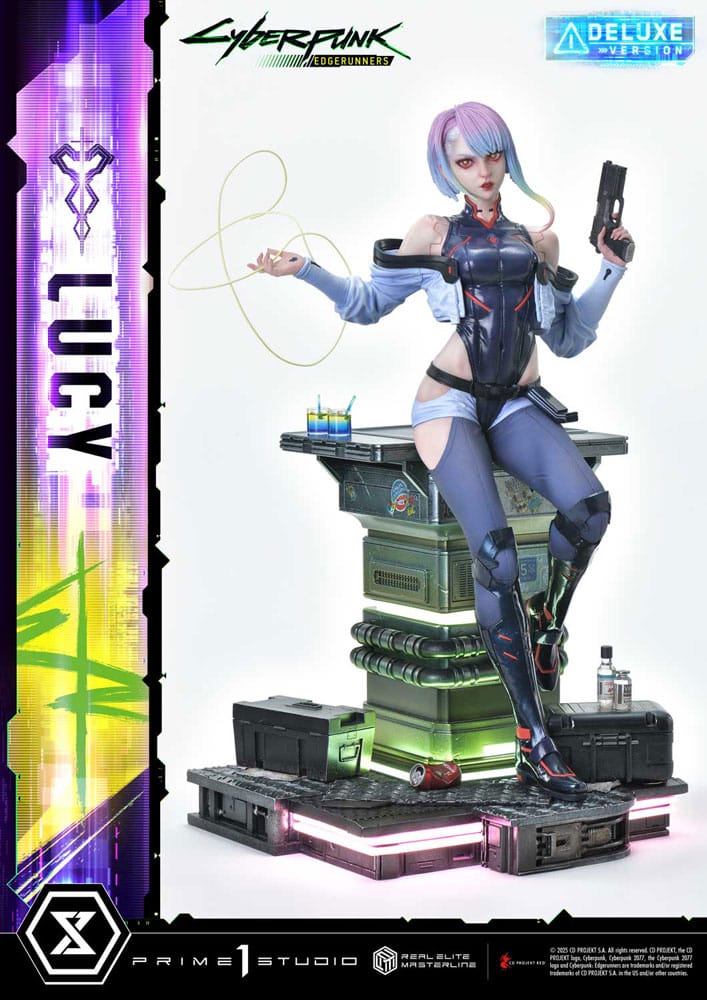 Cyberpunk: Edgerunners Real Elite Masterline Series Statue 1/4 Lucy Deluxe Version 50 cm 4582647121516