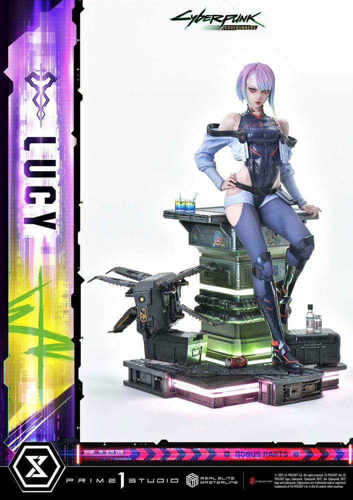 Cyberpunk: Edgerunners Real Elite Masterline Series Statue 1/4 Deluxe Bonus Version 50 cm  4582647121523