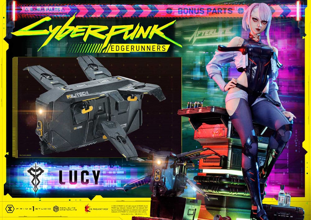 Cyberpunk: Edgerunners Real Elite Masterline Series Statue 1/4 Deluxe Bonus Version 50 cm  4582647121523