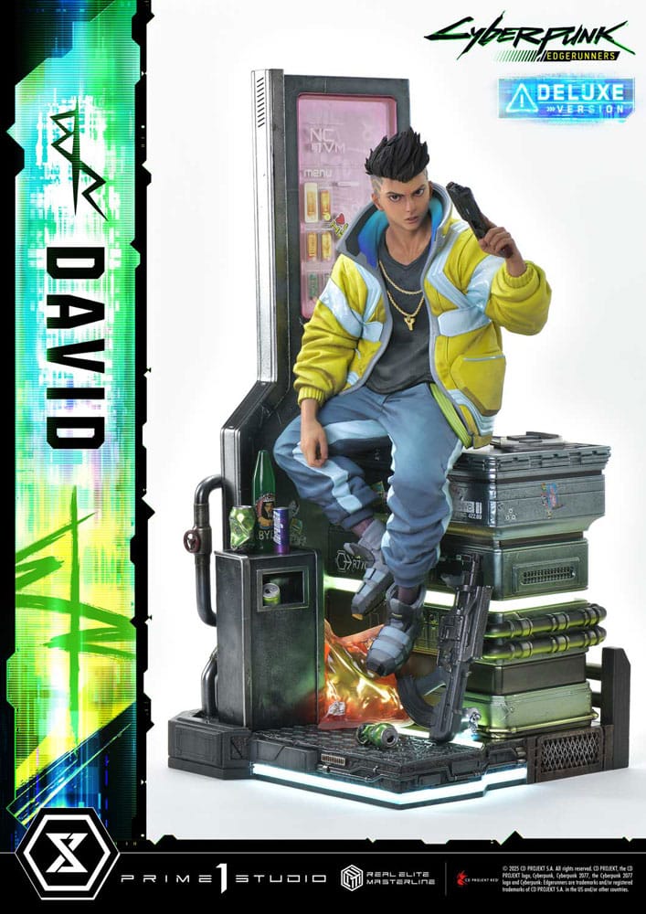 Cyberpunk: Edgerunners Real Elite Masterline Series Statue 1/4 David Bonus Version 58 cm 4582647121547