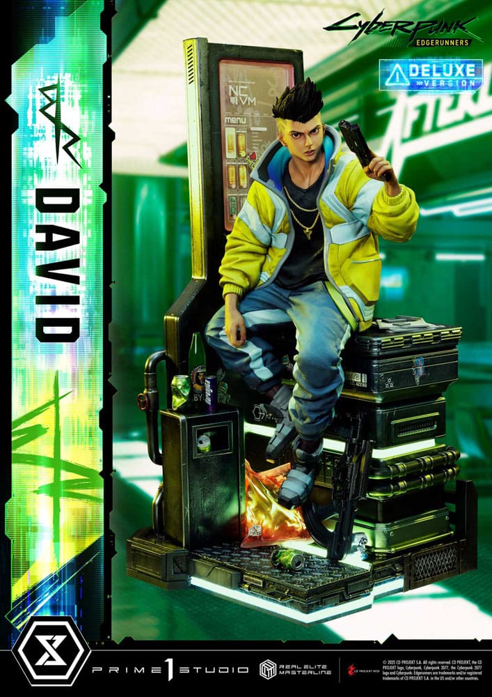 Cyberpunk: Edgerunners Real Elite Masterline Series Statue 1/4 David Bonus Version 58 cm 4582647121547