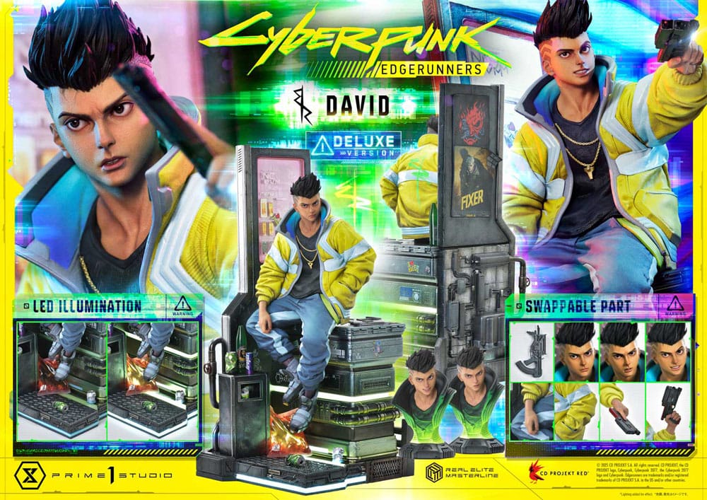 Cyberpunk: Edgerunners Real Elite Masterline Series Statue 1/4 David Bonus Version 58 cm 4582647121547