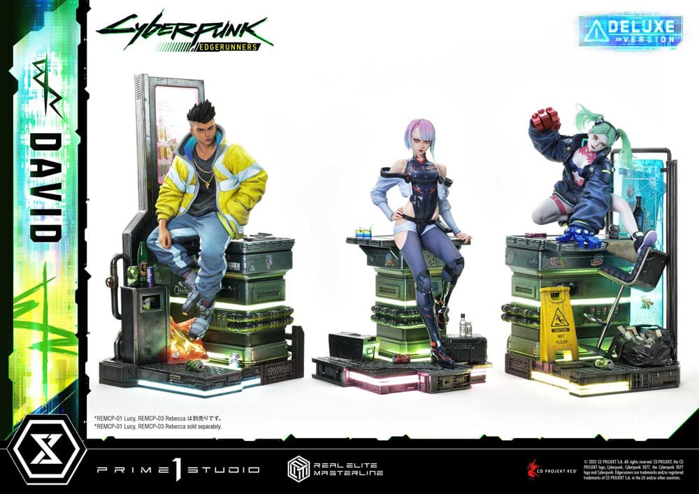 Cyberpunk: Edgerunners Real Elite Masterline Series Statue 1/4 David Bonus Version 58 cm 4582647121547