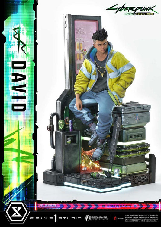 Cyberpunk: Edgerunners Real Elite Masterline Series Statue 1/4 David Deluxe Bonus Version 58 cm 4582647121554