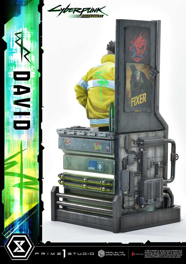 Cyberpunk: Edgerunners Real Elite Masterline Series Statue 1/4 David Deluxe Bonus Version 58 cm 4582647121554