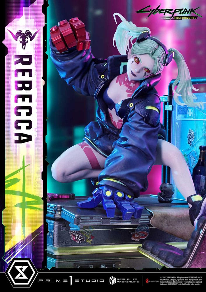 Cyberpunk: Edgerunners Real Elite Masterline Series Statue 1/4 Rebecca 54 cm     4582647121561