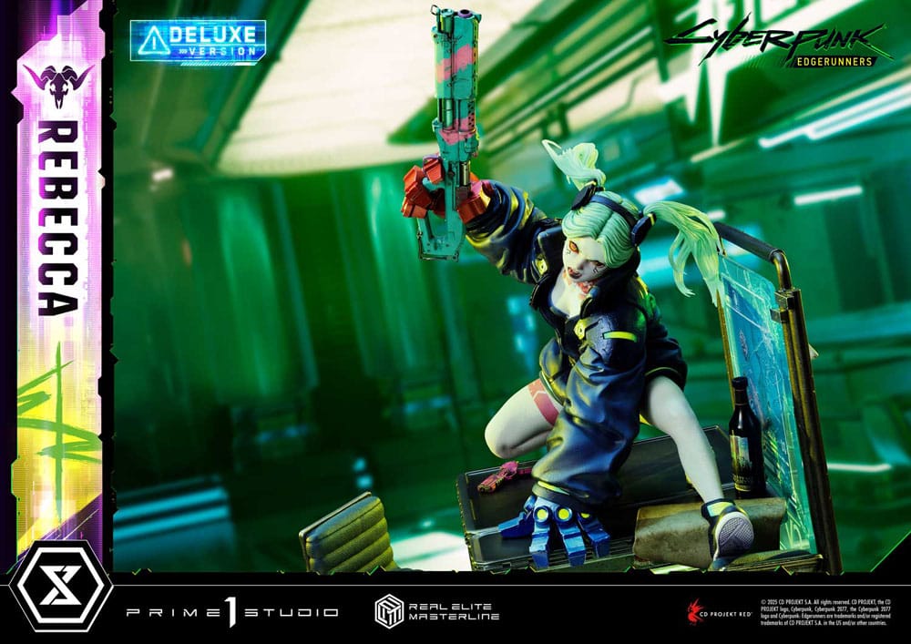 Cyberpunk: Edgerunners Real Elite Masterline Series Statue 1/4 Rebecca Deluxe Version 54 cm   4582647121578
