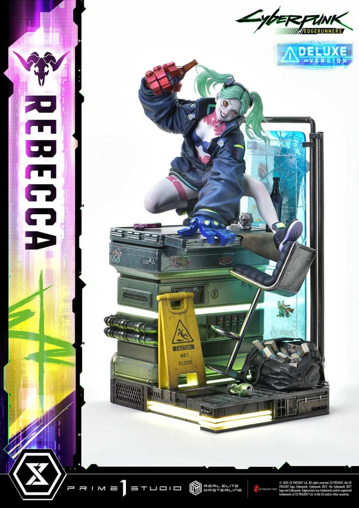 Cyberpunk: Edgerunners Real Elite Masterline Series Statue 1/4 Rebecca Deluxe Version 54 cm   4582647121578