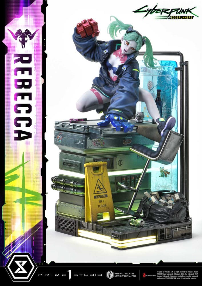 Cyberpunk: Edgerunners Real Elite Masterline Series Statue 1/4 Rebecca Deluxe Version 54 cm   4582647121578