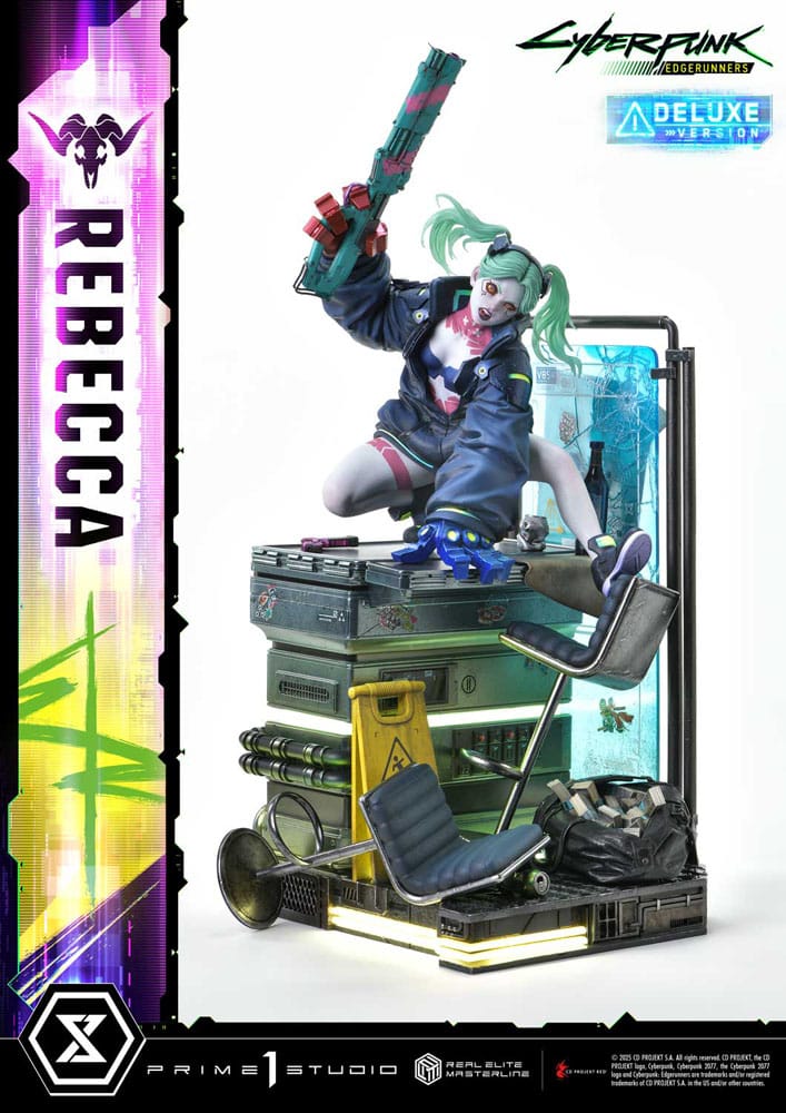 Cyberpunk: Edgerunners Real Elite Masterline Series Statue 1/4 Rebecca Deluxe Version 54 cm   4582647121578