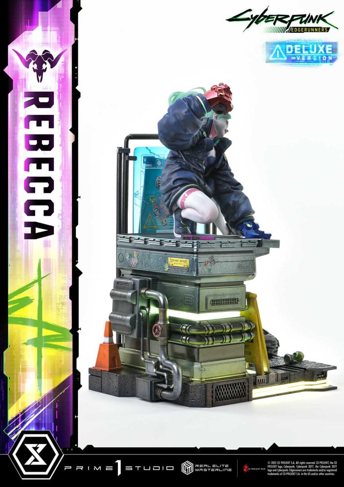 Cyberpunk: Edgerunners Real Elite Masterline Series Statue 1/4 Rebecca Deluxe Version 54 cm   4582647121578