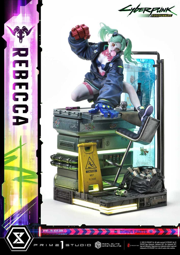 Cyberpunk: Edgerunners Real Elite Masterline Series Statue 1/4 Rebecca Deluxe Bonus Version 54 cm   4582647121585